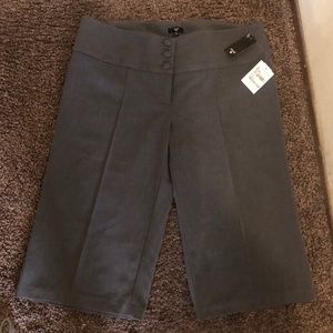 .Gray Capri Shorts by Stoosh *  Size 13 New With Tags